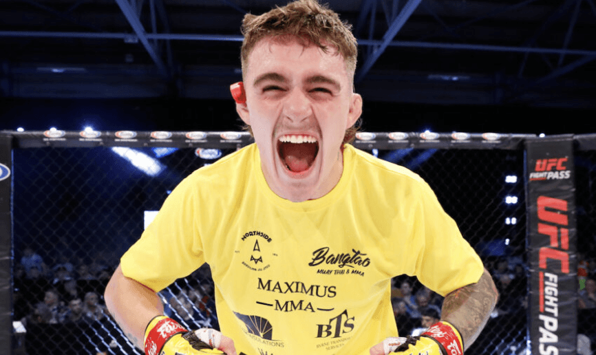 a woman with flowers