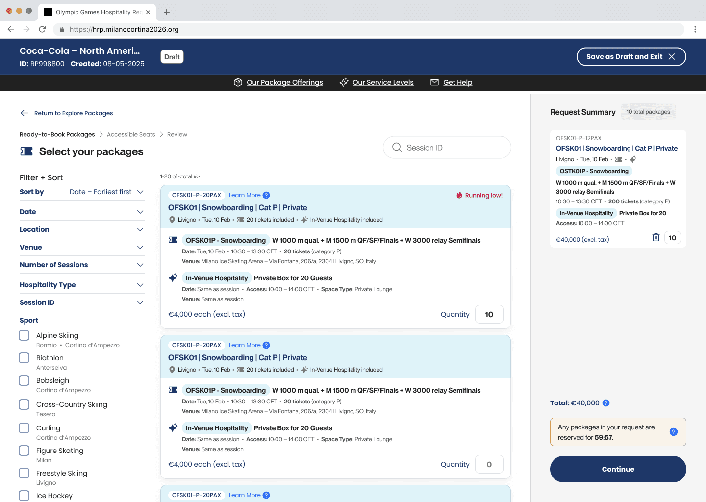 HRP home scrolled to show pagination 