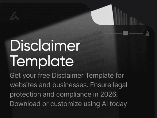 Disclaimer Template