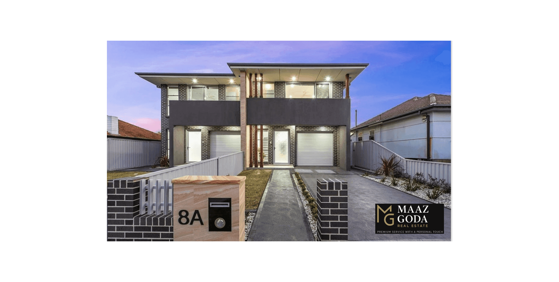 modern house with big windows