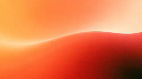 Luminous Grain 04 — yellow, vermilion, ivory; abstract, grain, gradient background
