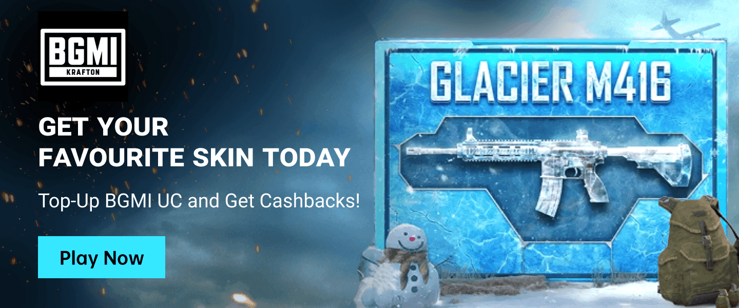 BGMI — GLACIER M416 SKIN