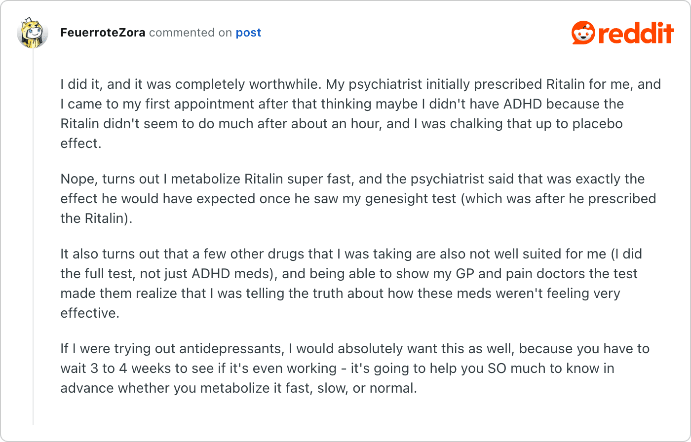 Post on Reddit