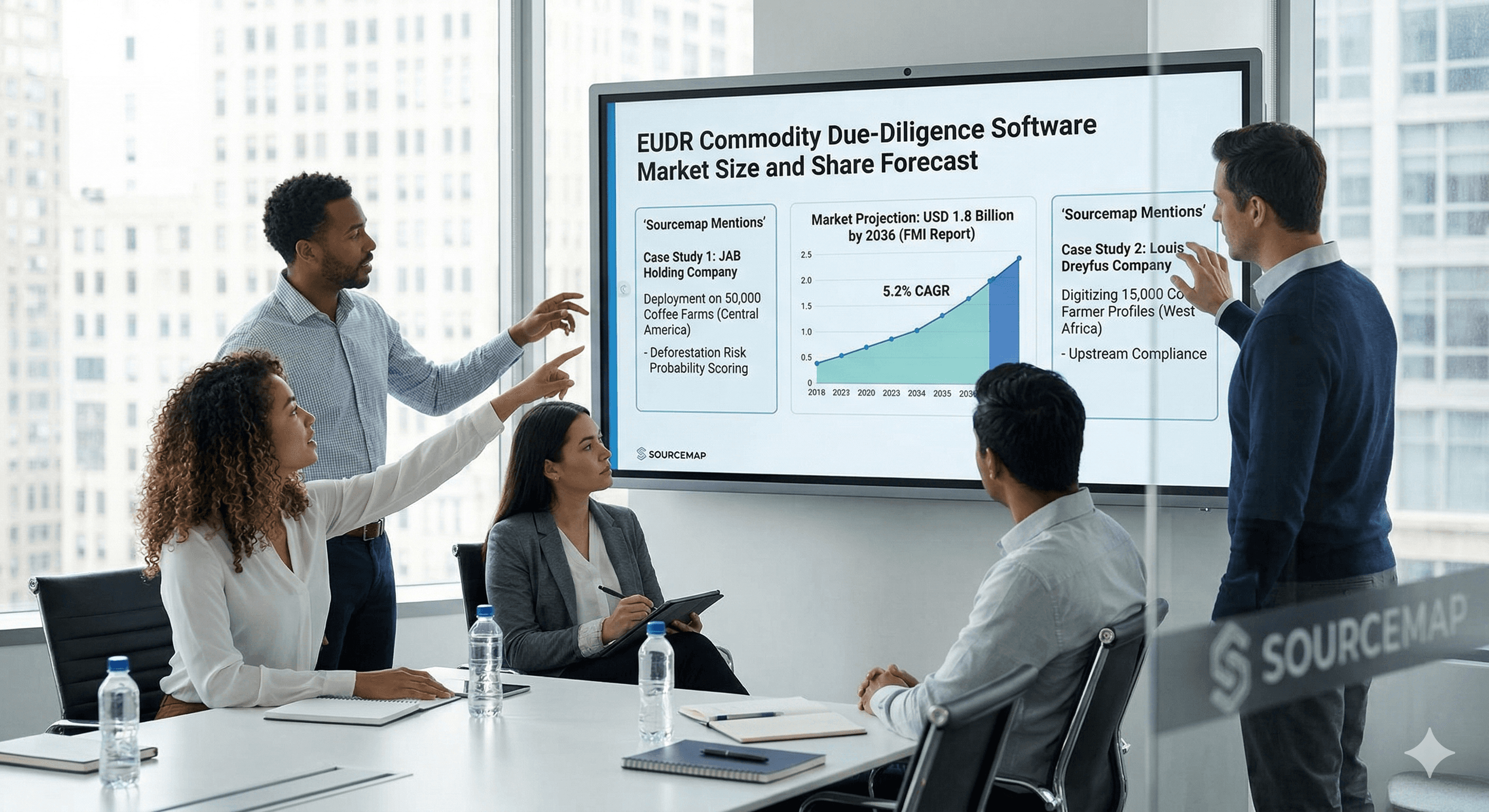 The latest market forecast by Future Market Insights (FMI) positions Sourcemap as a key partner for global enterprises navigating the complex EU Deforestation Regulation, highlighting critical smallholder mapping and deployment by industry leaders like JAB Holding Company and Louis Dreyfus Company.