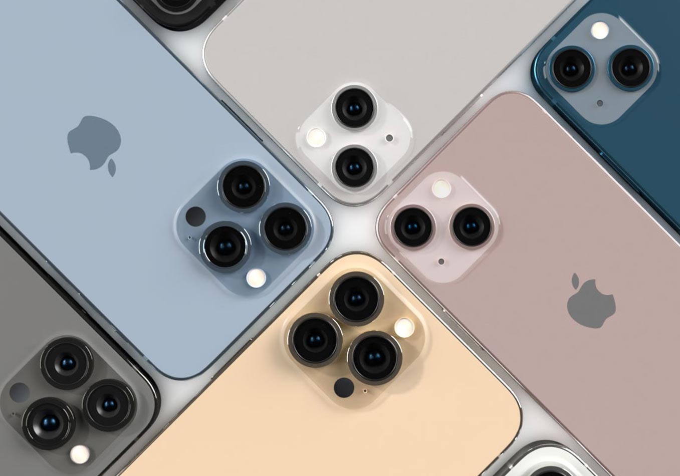 Arvioi hyvitysarvo. iPhoneja kuvassa.