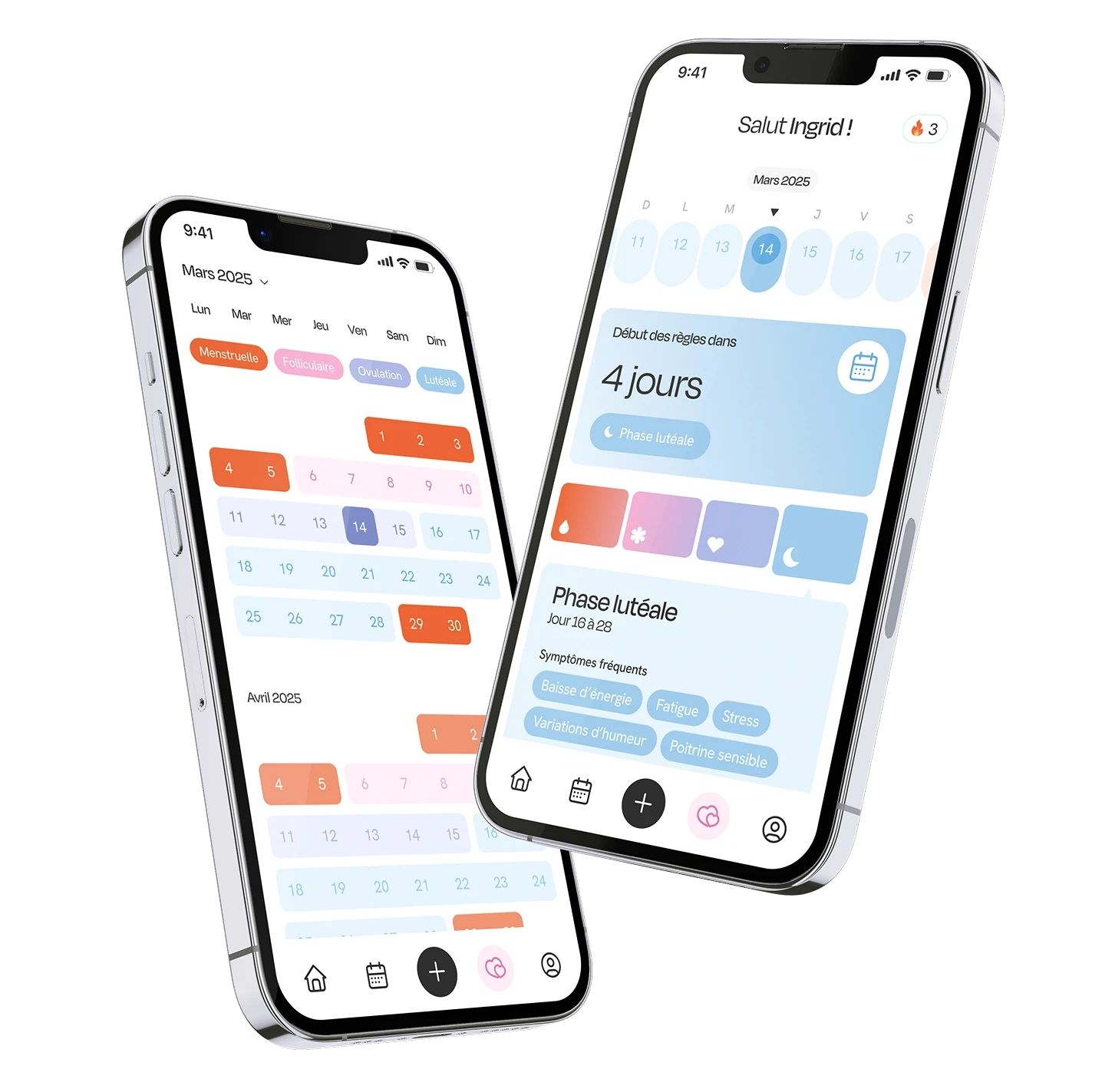 Wenly app suivi cycle mesntruel pour les couples