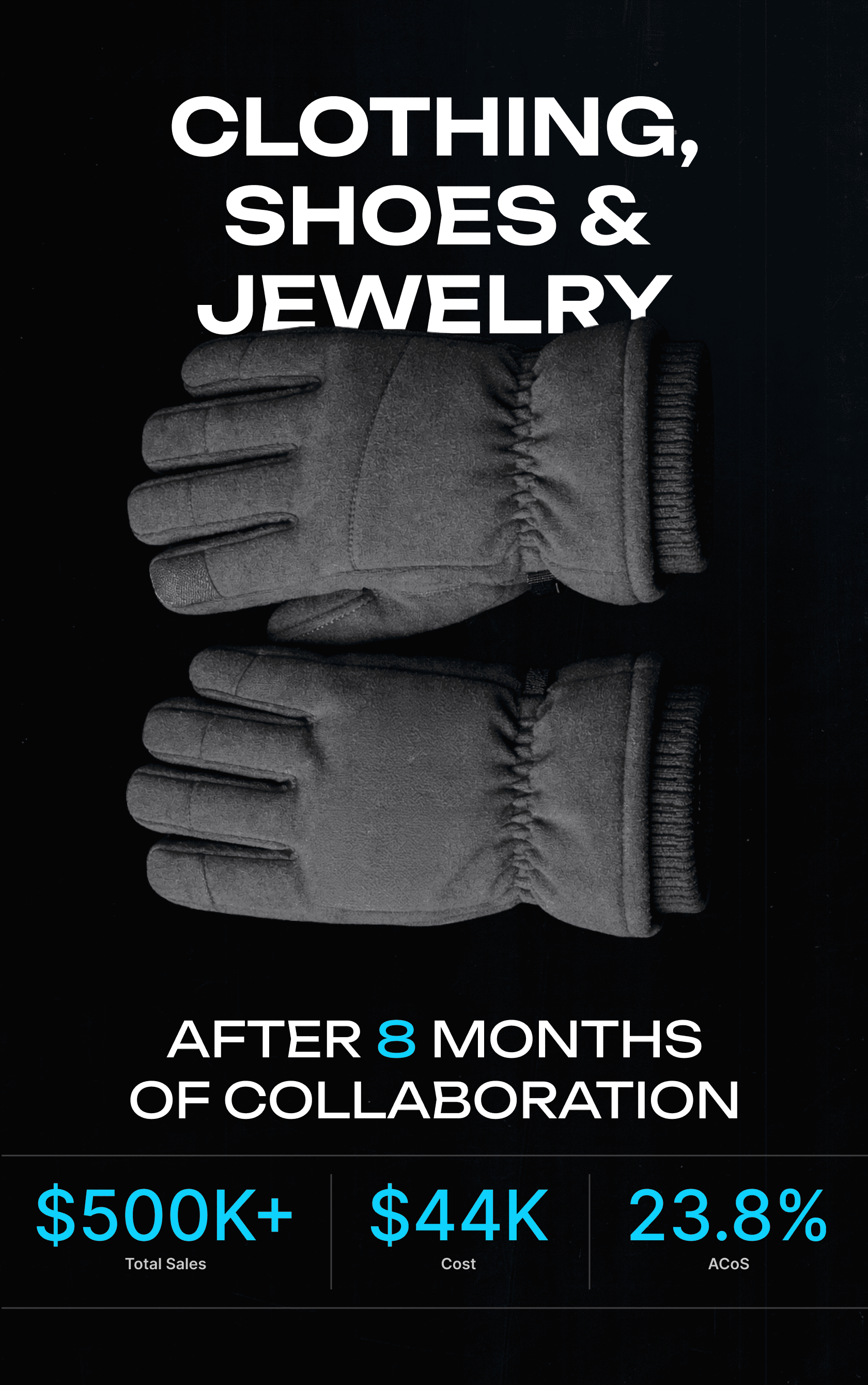 Dark winter parka with fur hood trim hanging on a wooden hanger against a dotted wall background