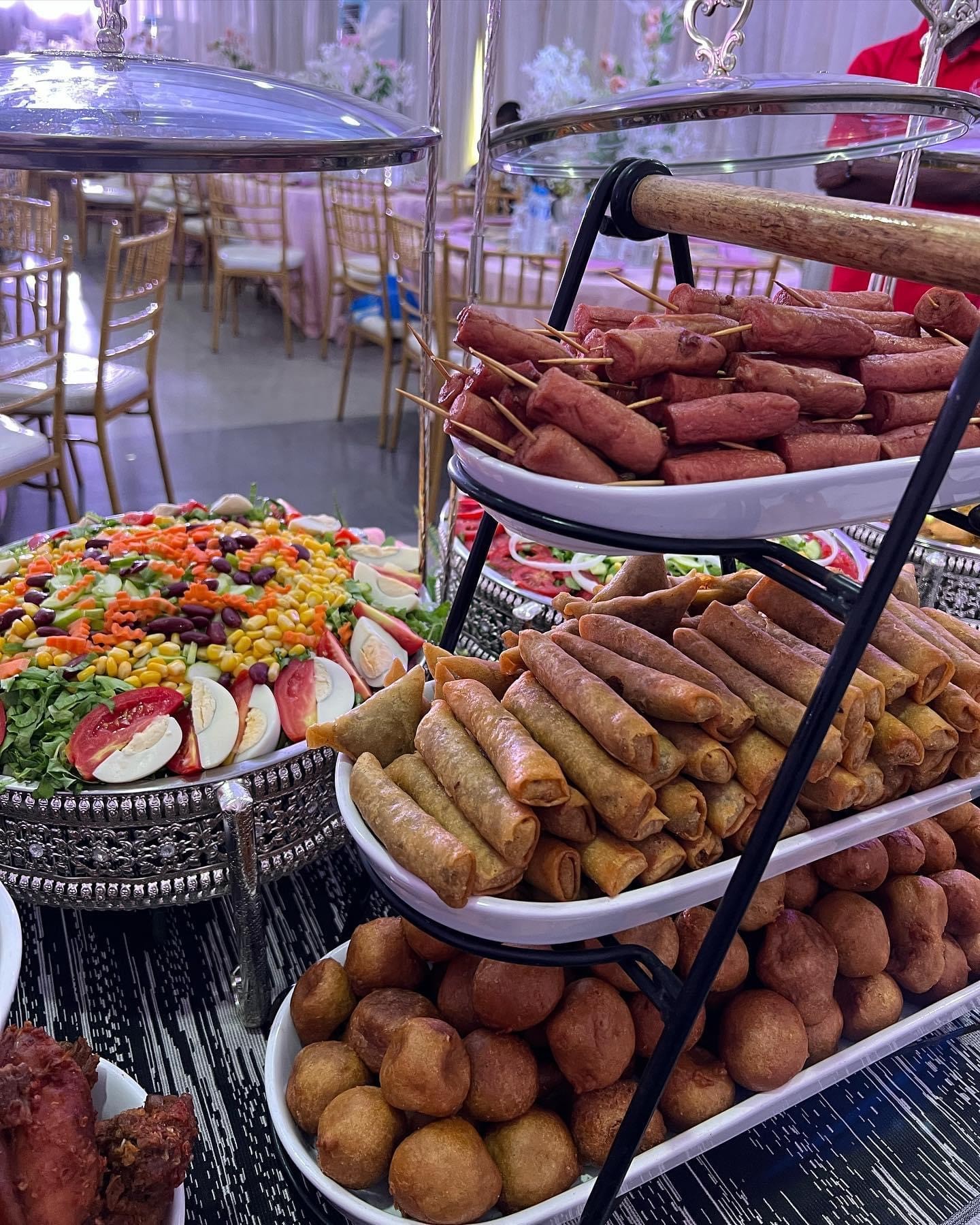 Small chops for an event