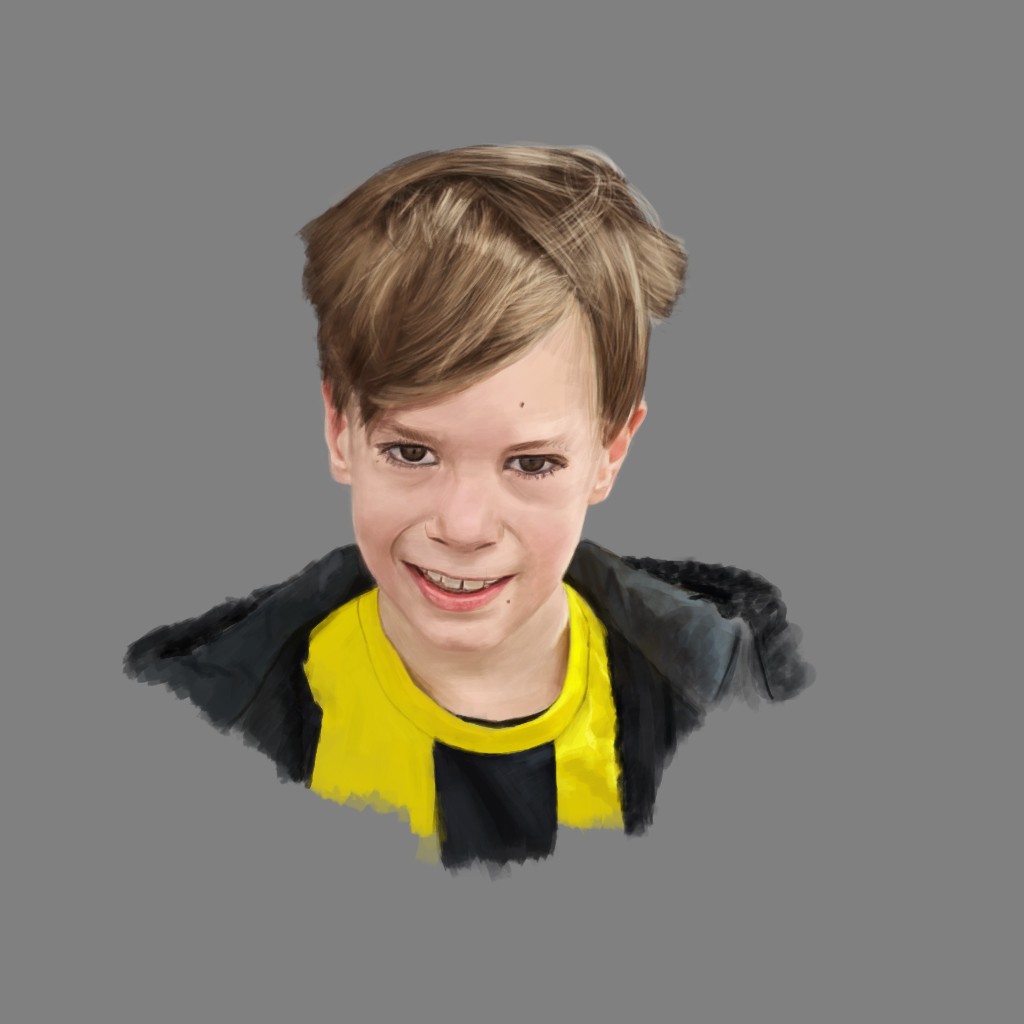 Soft lighting and youthful proportions