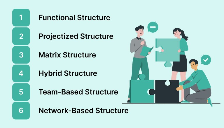 6 Types of Project Management Organizational Structures