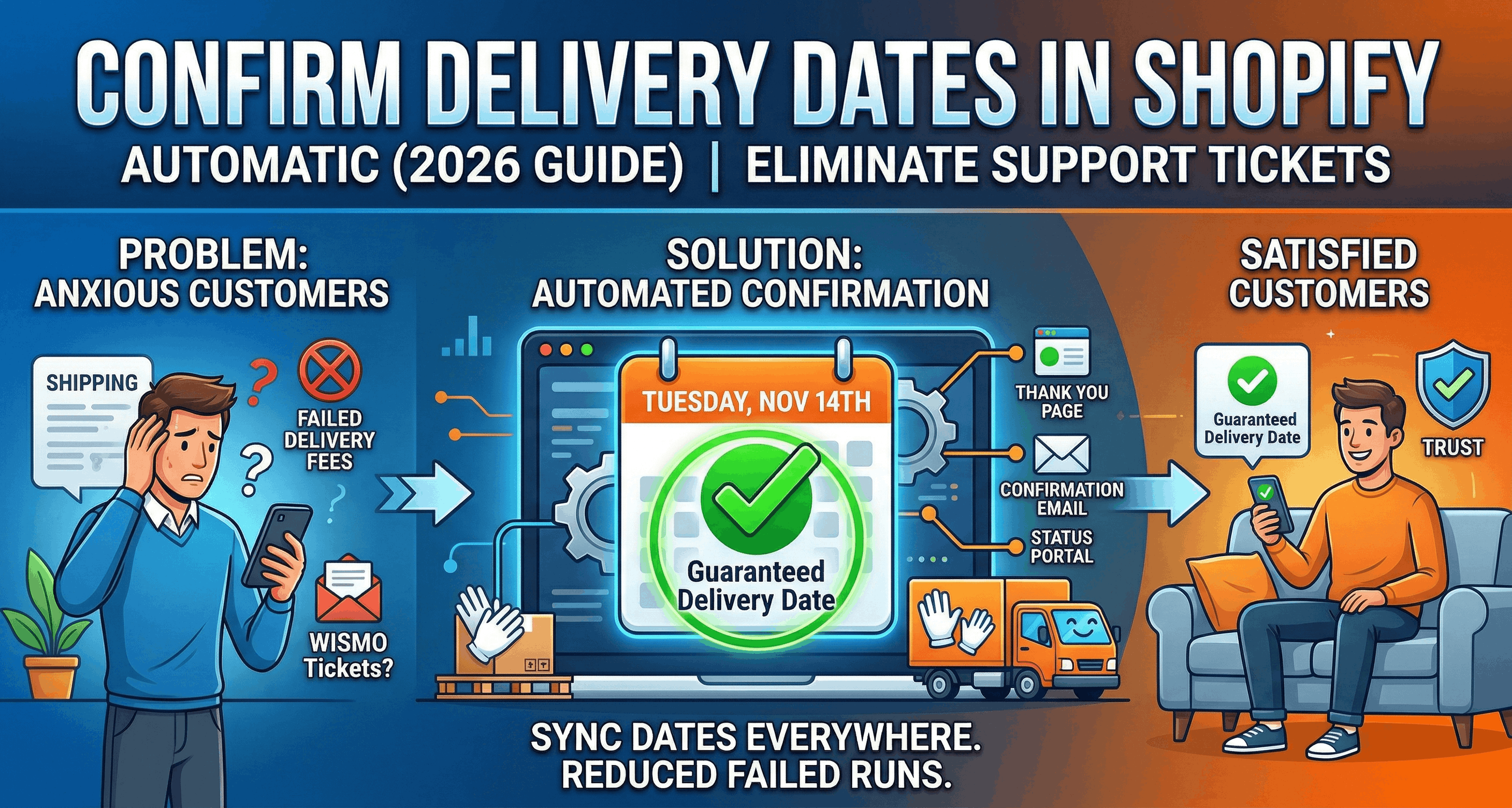 How to Confirm Delivery Dates With Customers Automatically in Shopify (2026)