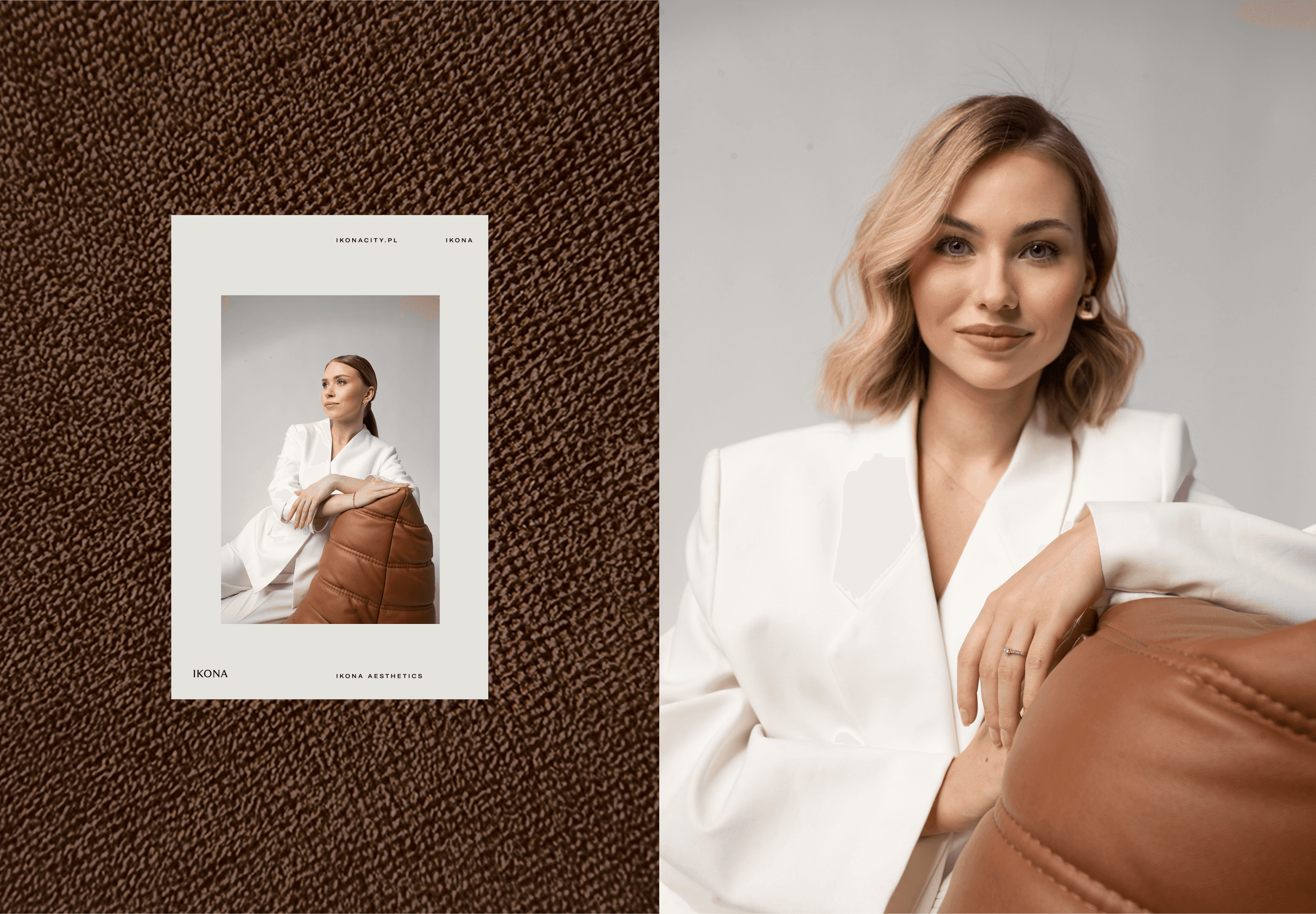 Brand identity system displayed across multiple touchpoints