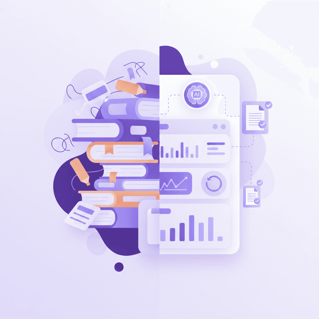 Comparison of traditional study methods versus digital ai assessment tools