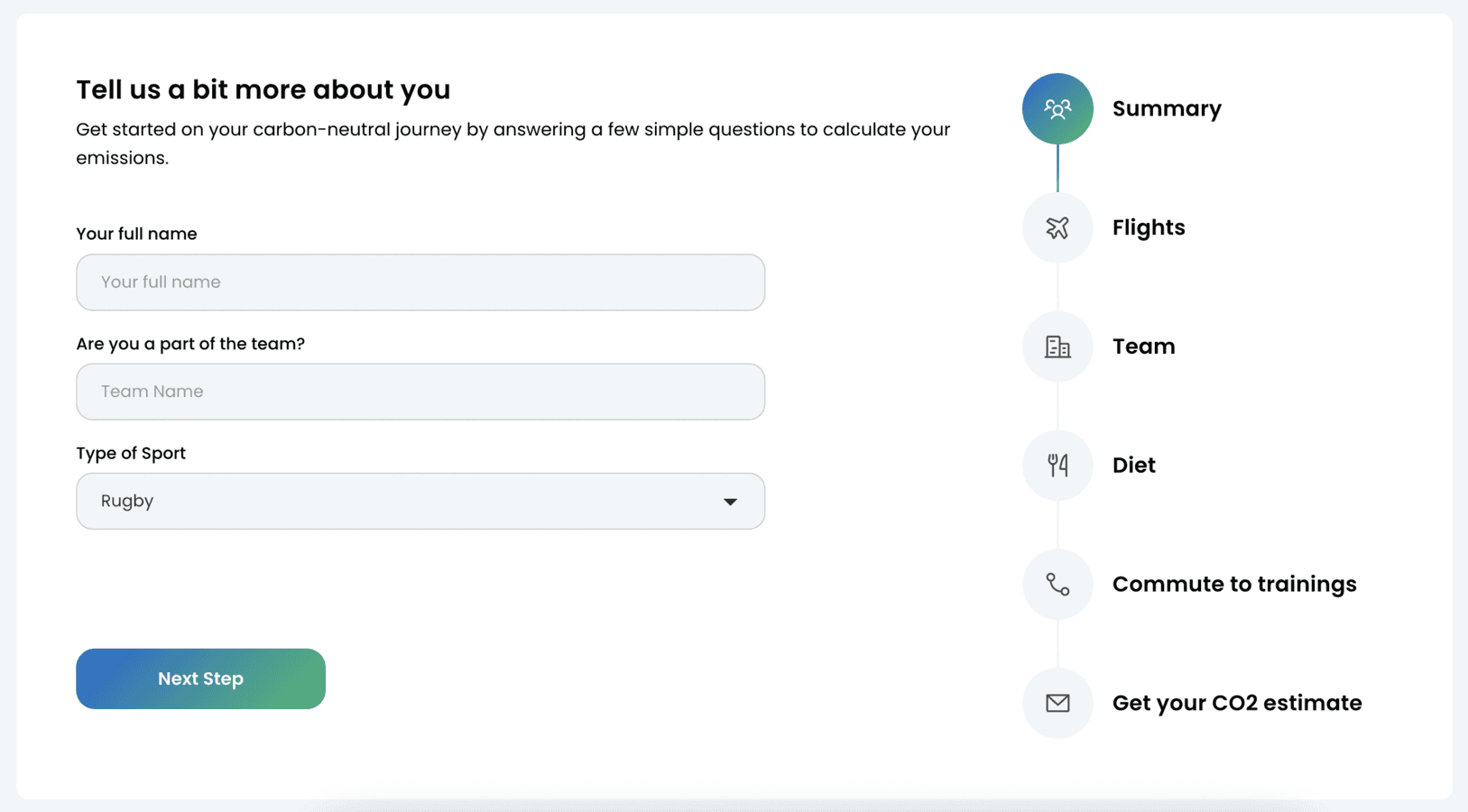 carbon calculator for athletes