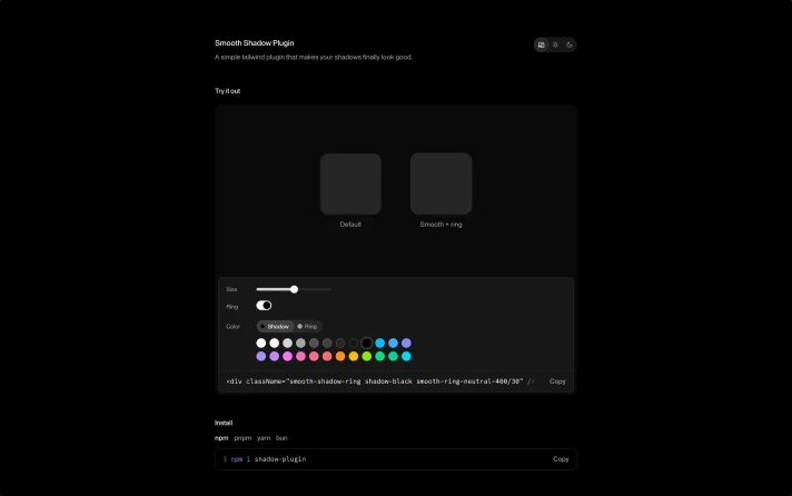 Smooth Shadow Plugin