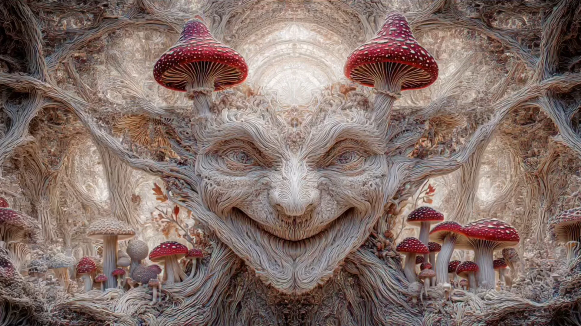 magic mushroom being