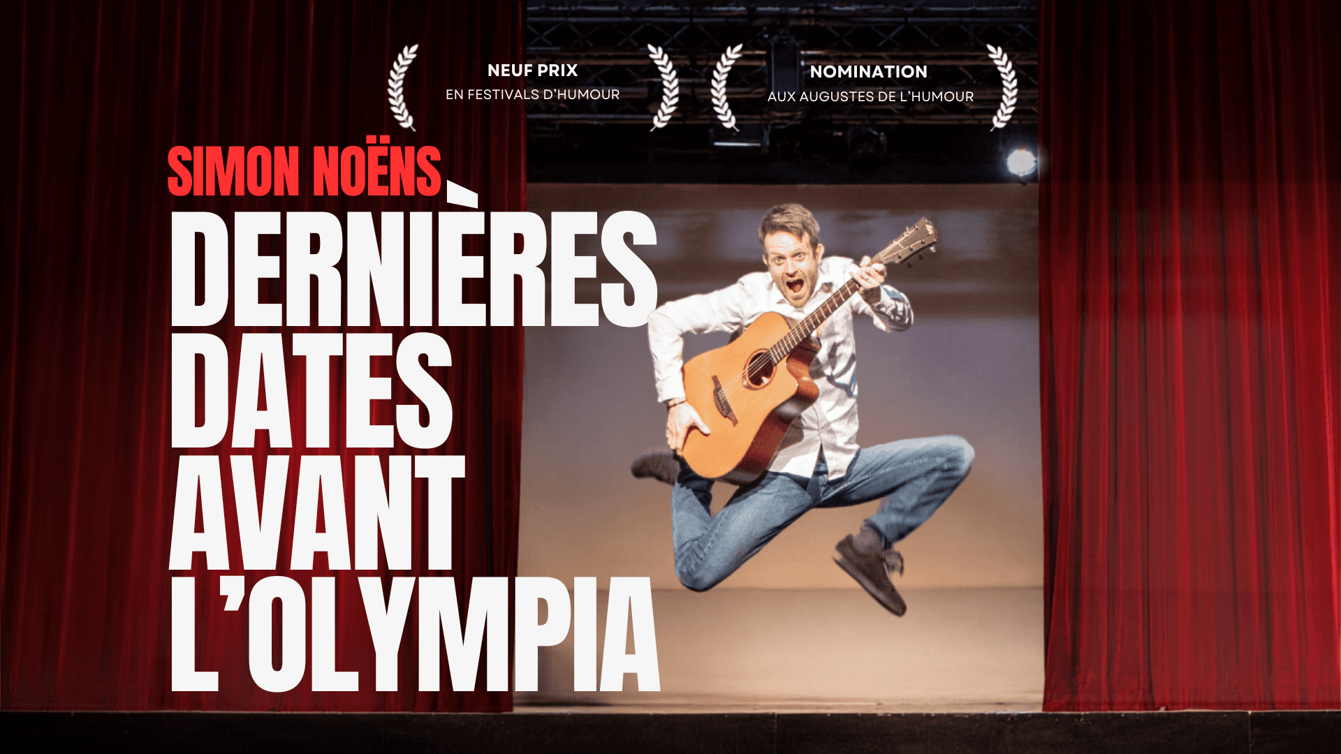 photo de couverture simon qui saute sur scene