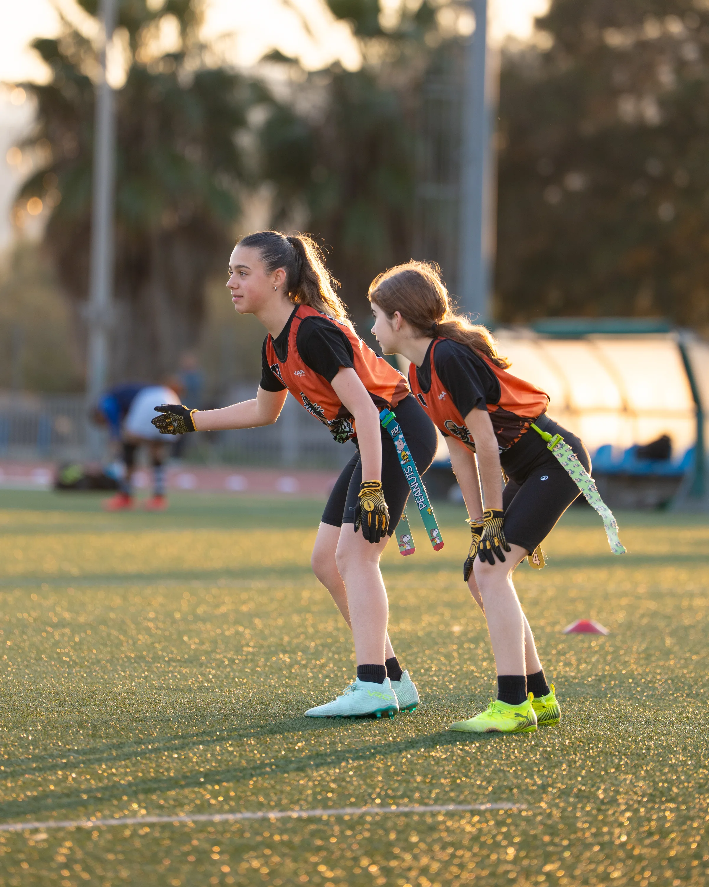 Formación del equipo Sub-11 Cornellà Meerkats en entrenamiento 23 marzo 2026, fotografía de Nolan Pardo