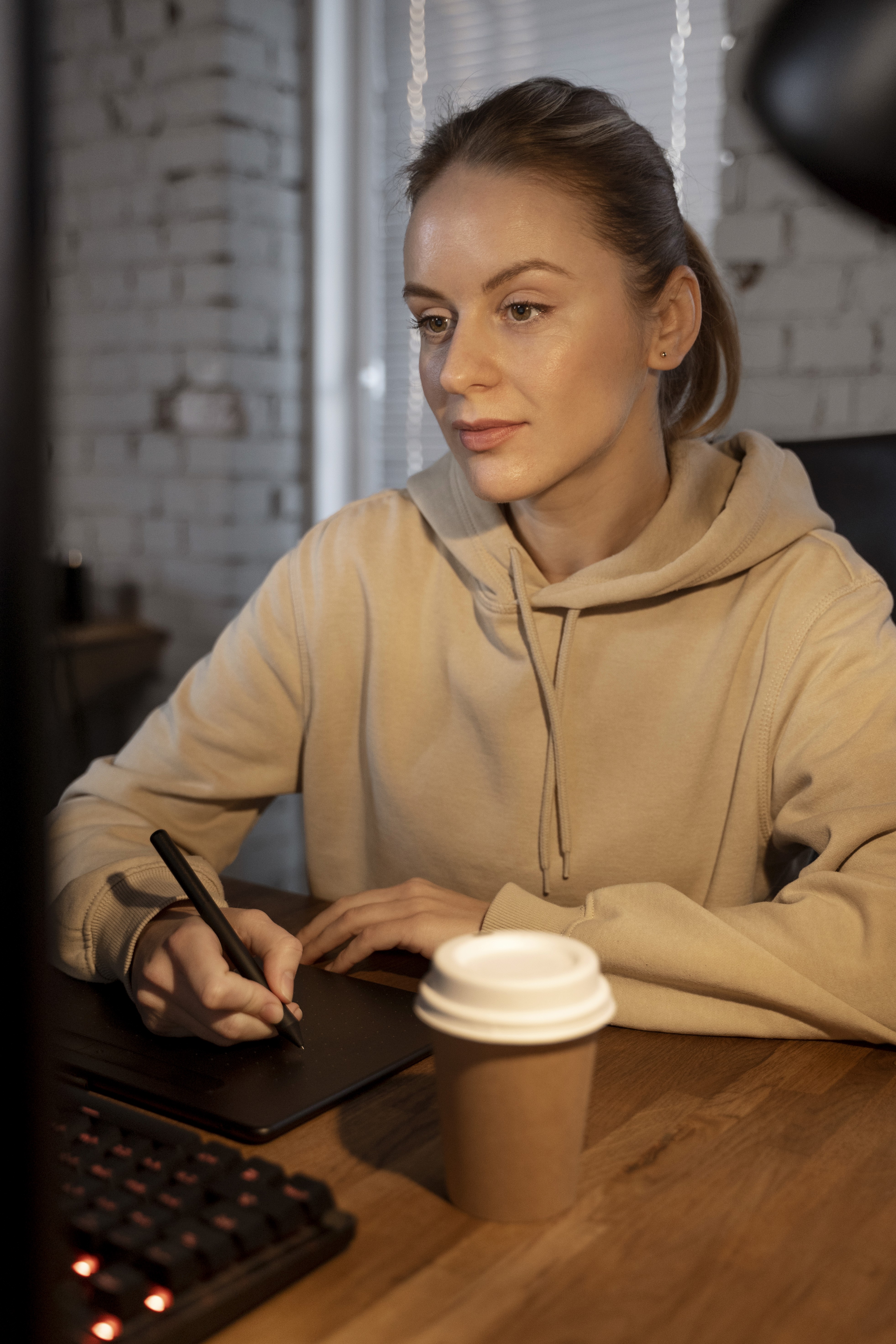 person making a contactless payment with a card