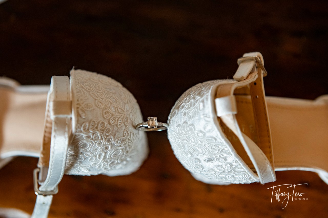 wedding ceremony couple smiling