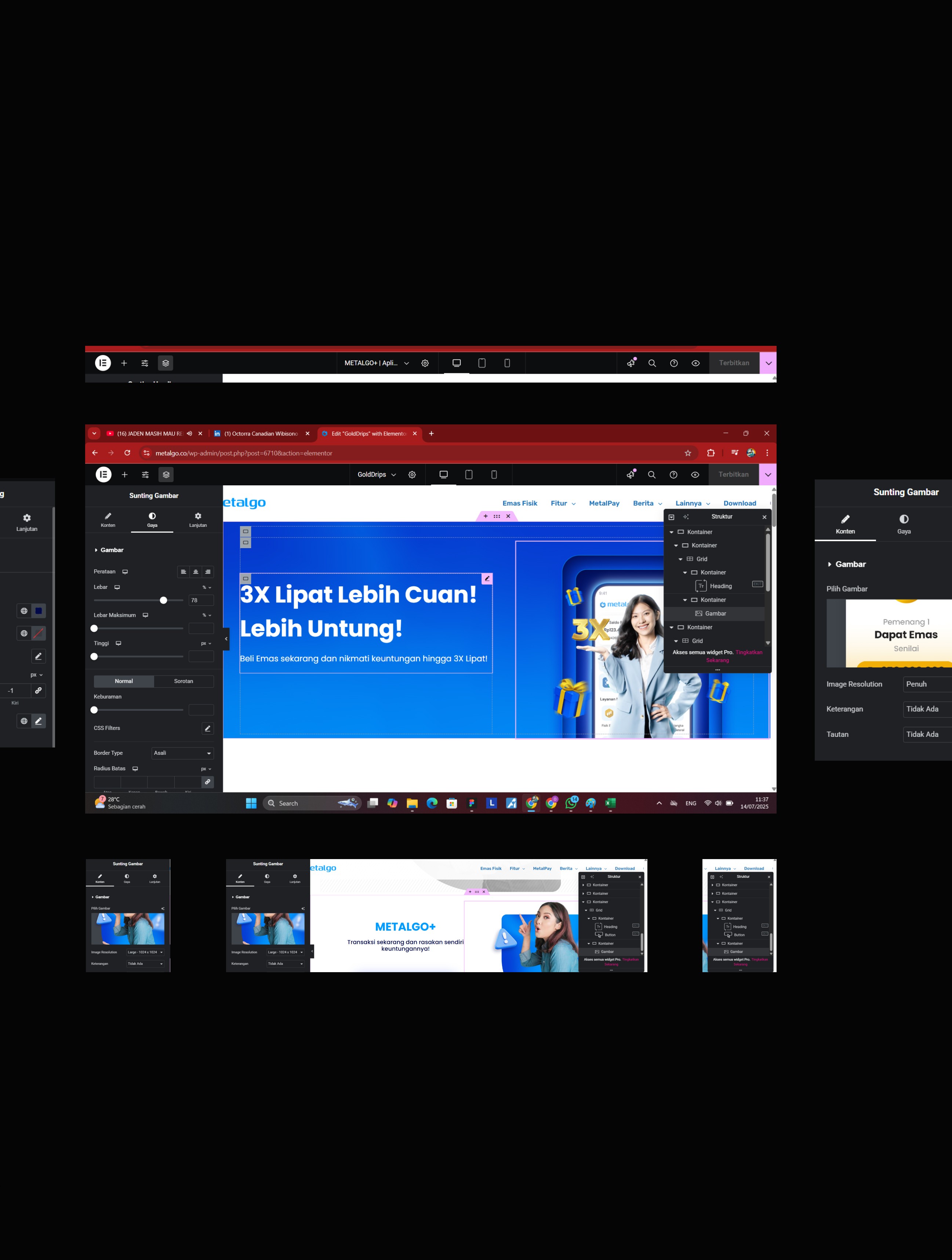 GoldDrips Metalgo+ behind scene