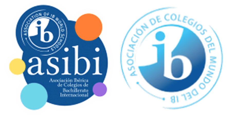 Logo ASIBI e IB, asociación de colegios internacionales con evaluaciones psicométricas y soft skills
