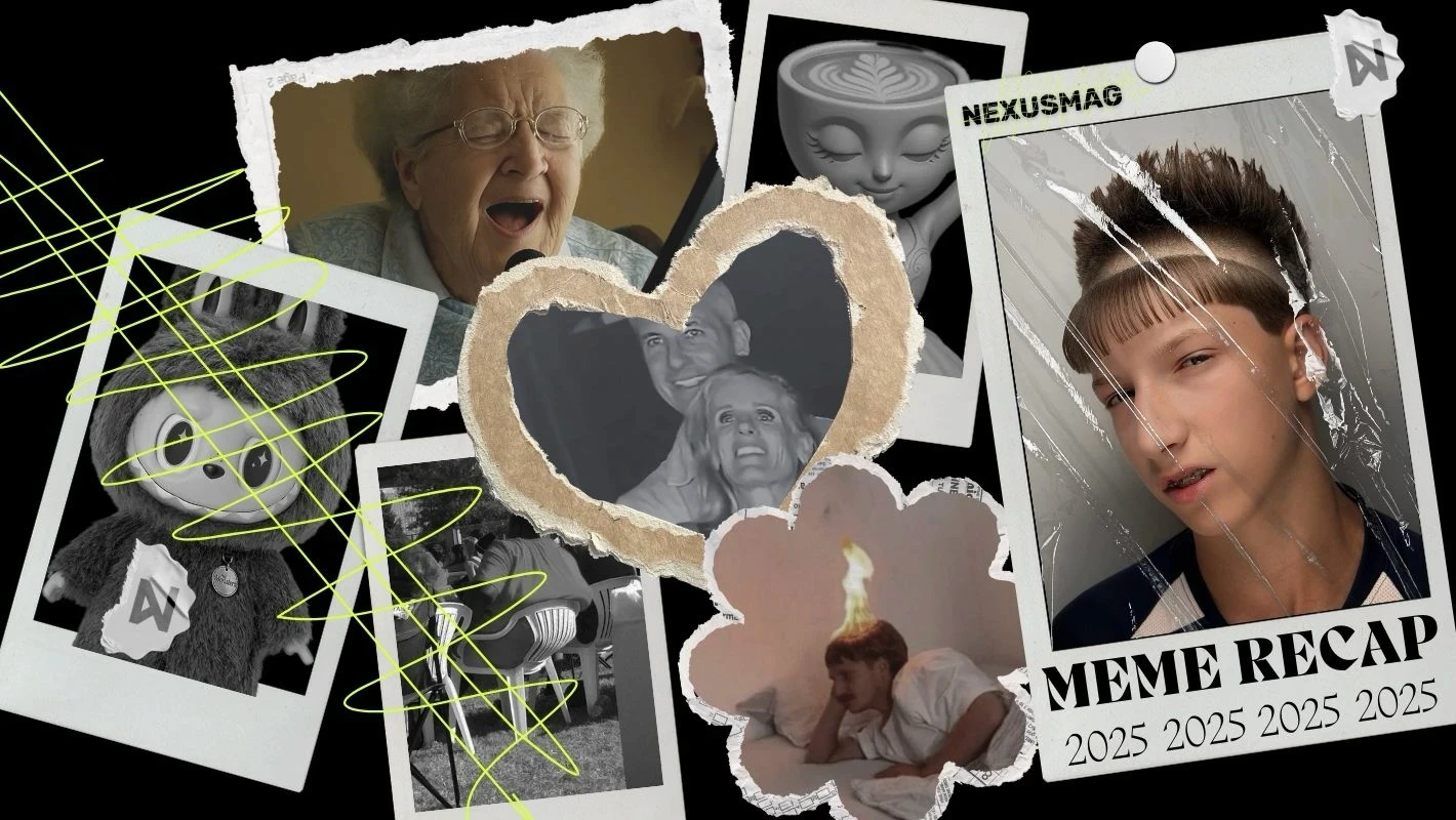 rekapitulace 2025, meme, trendy, internetový virál, nexusmag