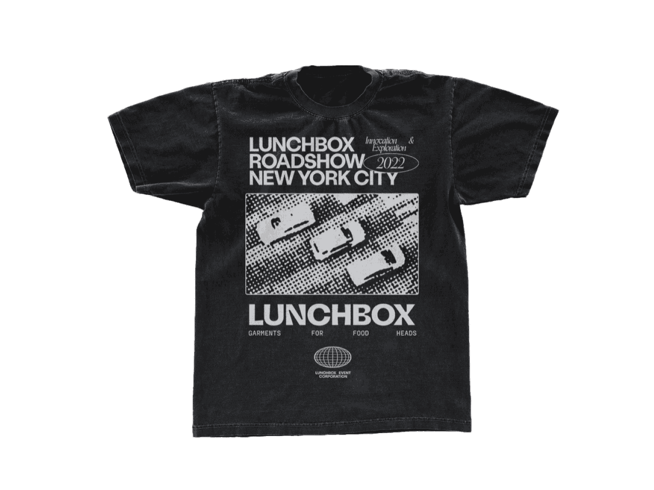 Lunchbox Roadshow 2022 Tshirt Merch Design