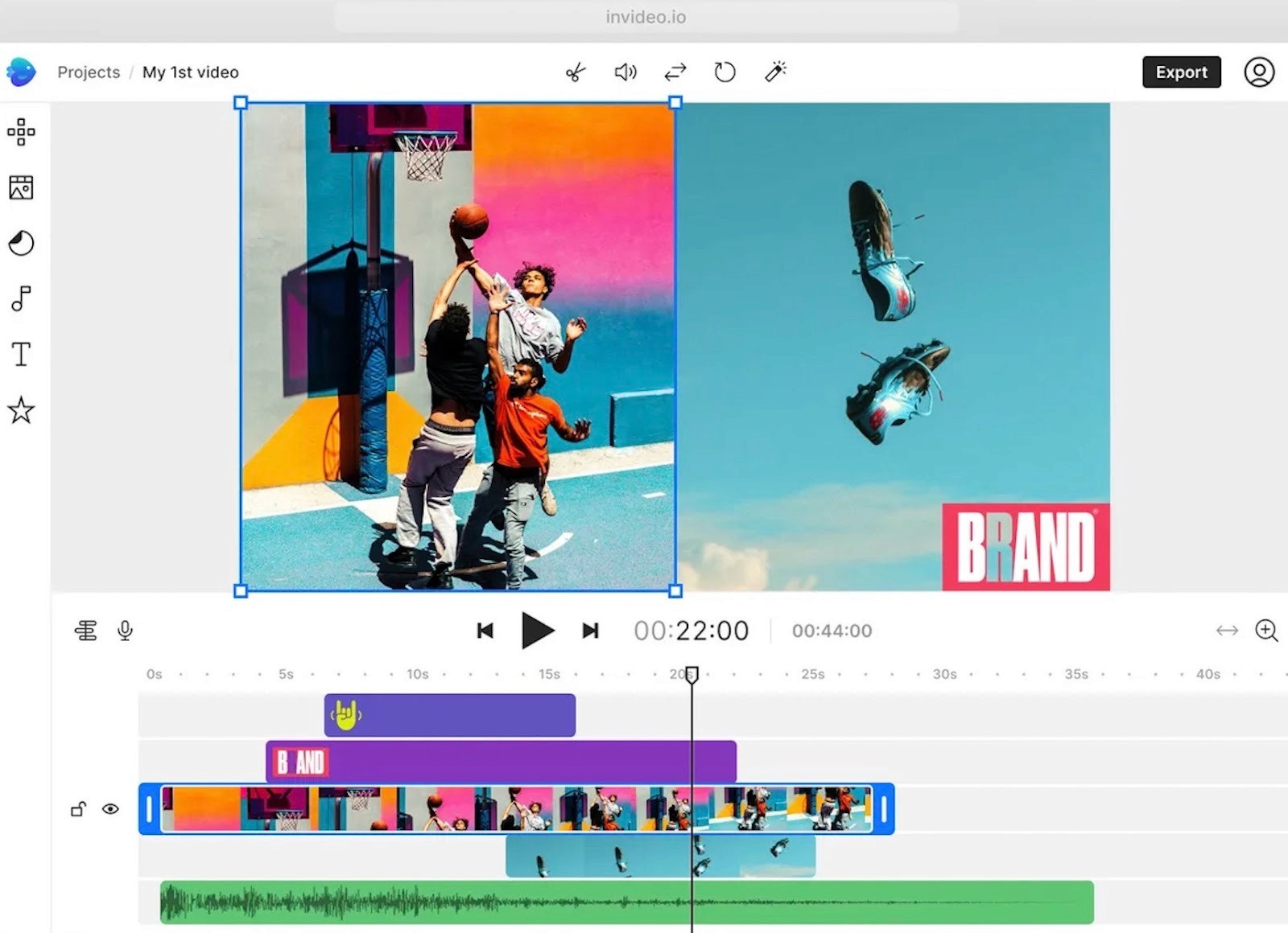 Invideo, an alternative to Creatify