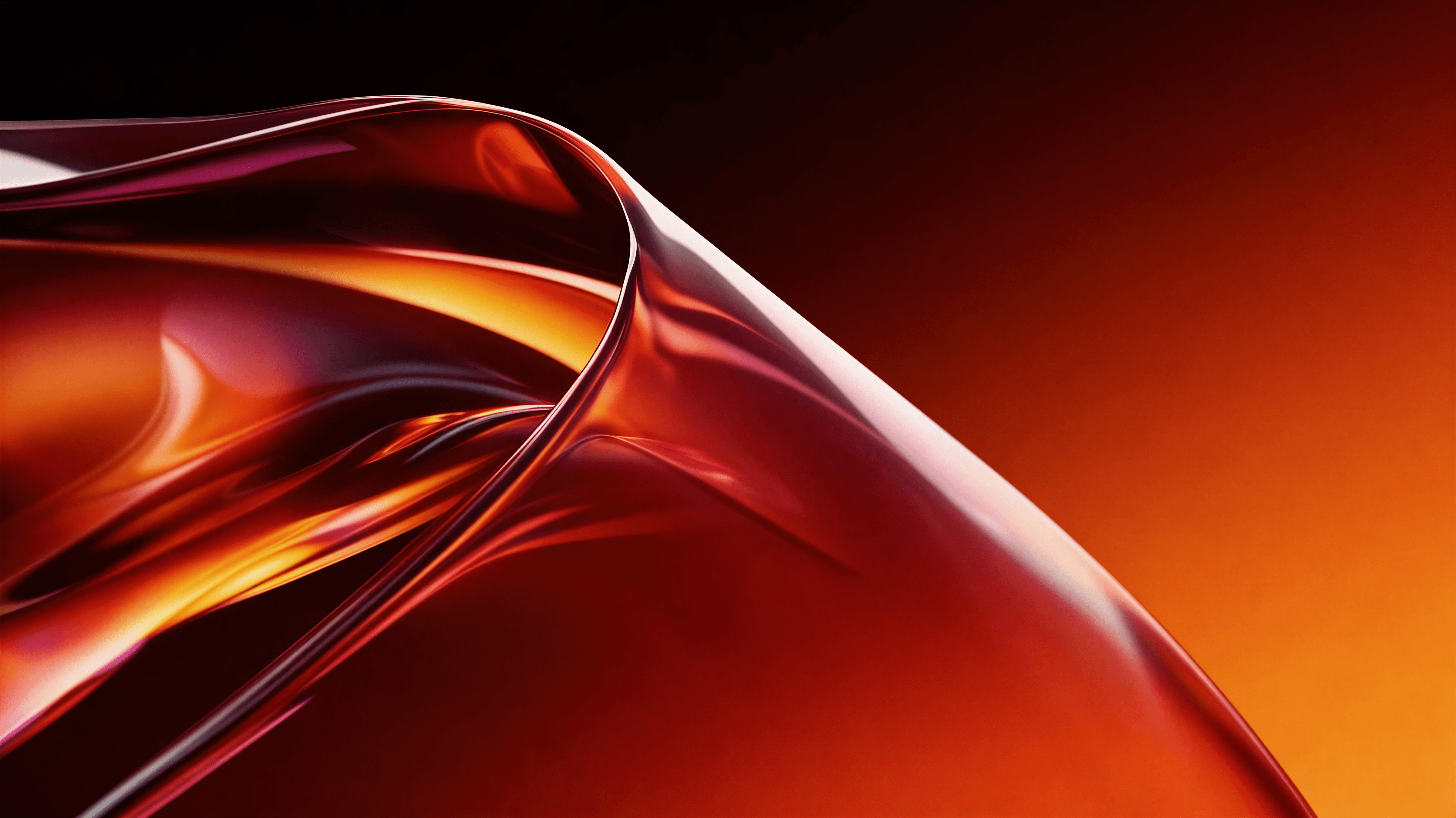 Abstract dark blue and brown waves