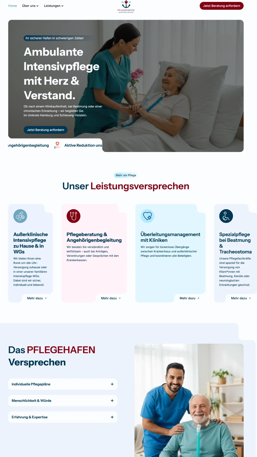 Website Redesign vorher nachher ceociety Hamburg