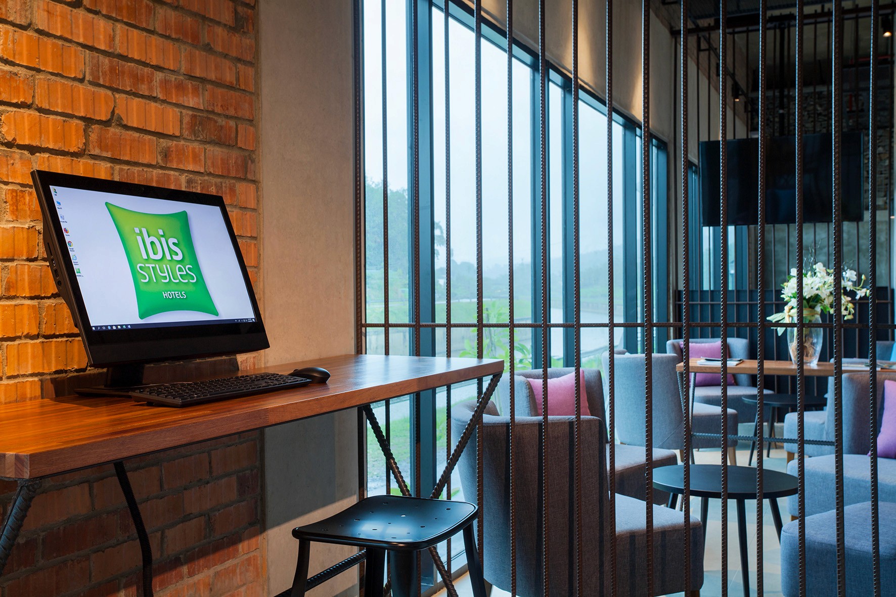 Interior view of Ibis Style Hotel project by Asima Architects