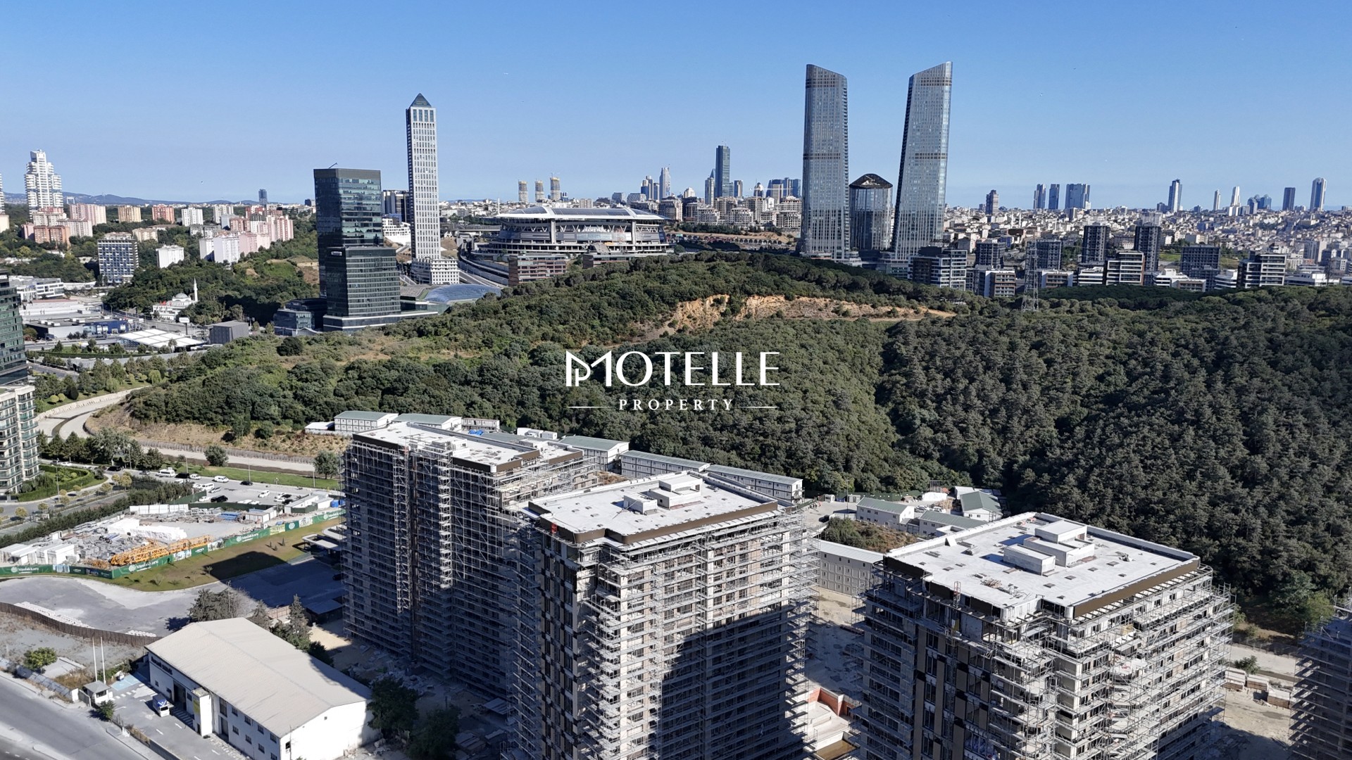 maslak koru luxury apartment forest view istanbul