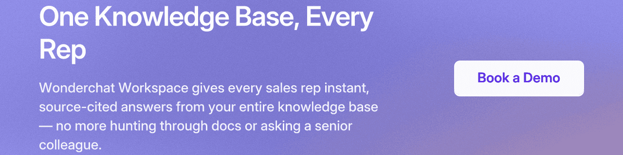 One Knowledge Base, Every Rep