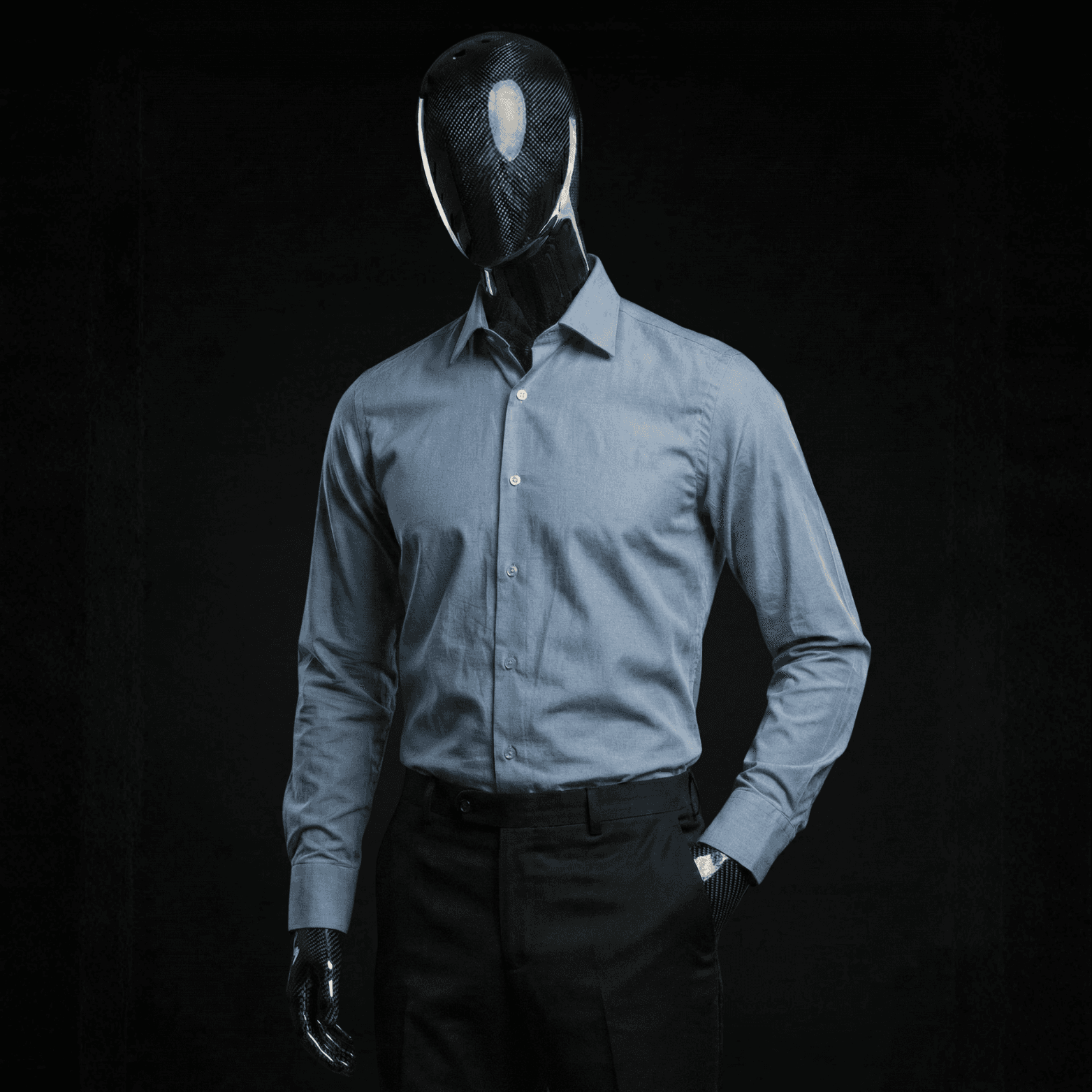 Sky blue casual shirt