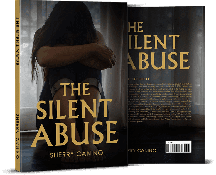 The Silent Abuse book cover by Sherry Lou Canino.
