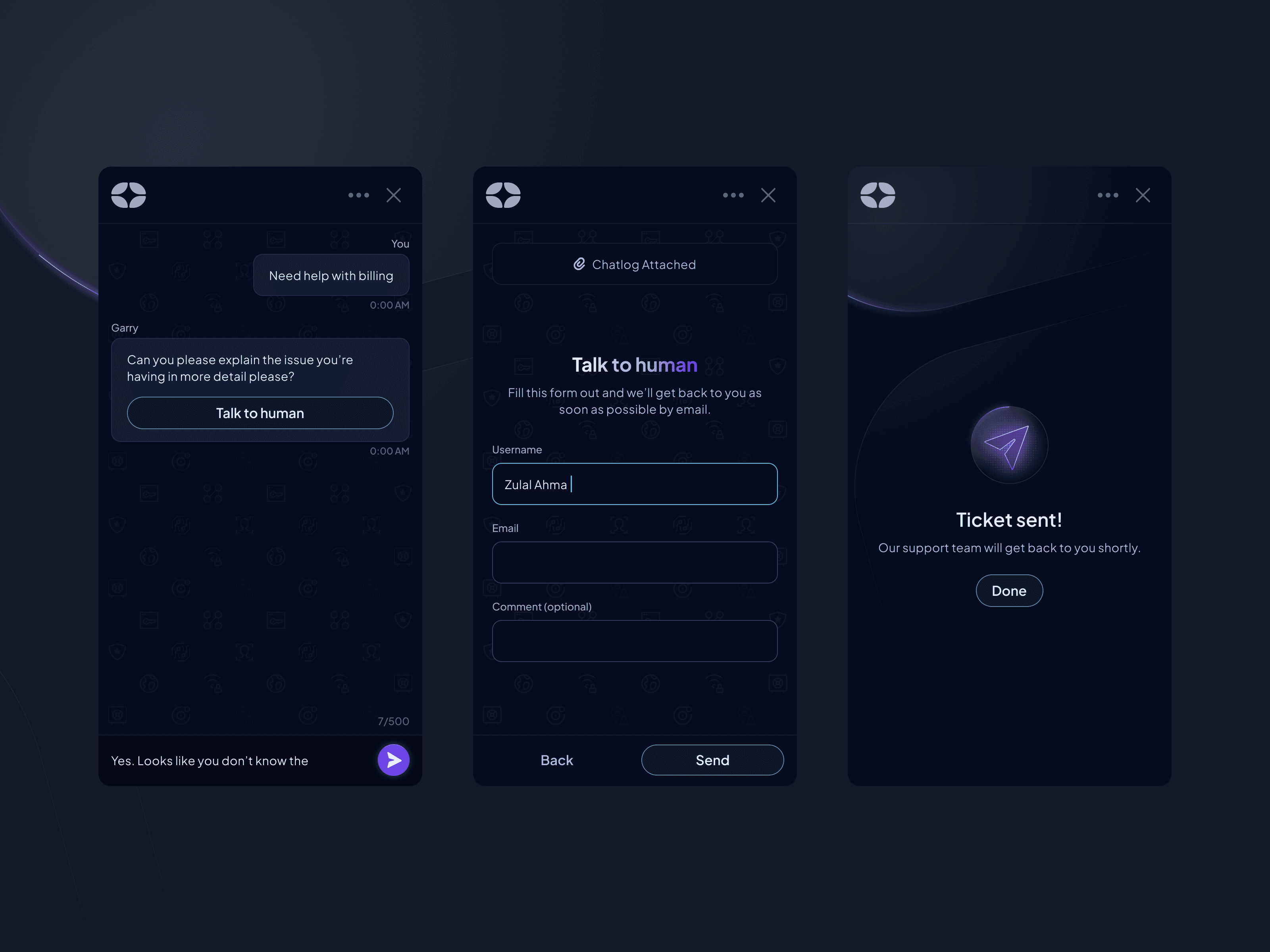 ControlD chat bot redesign - Windscribe