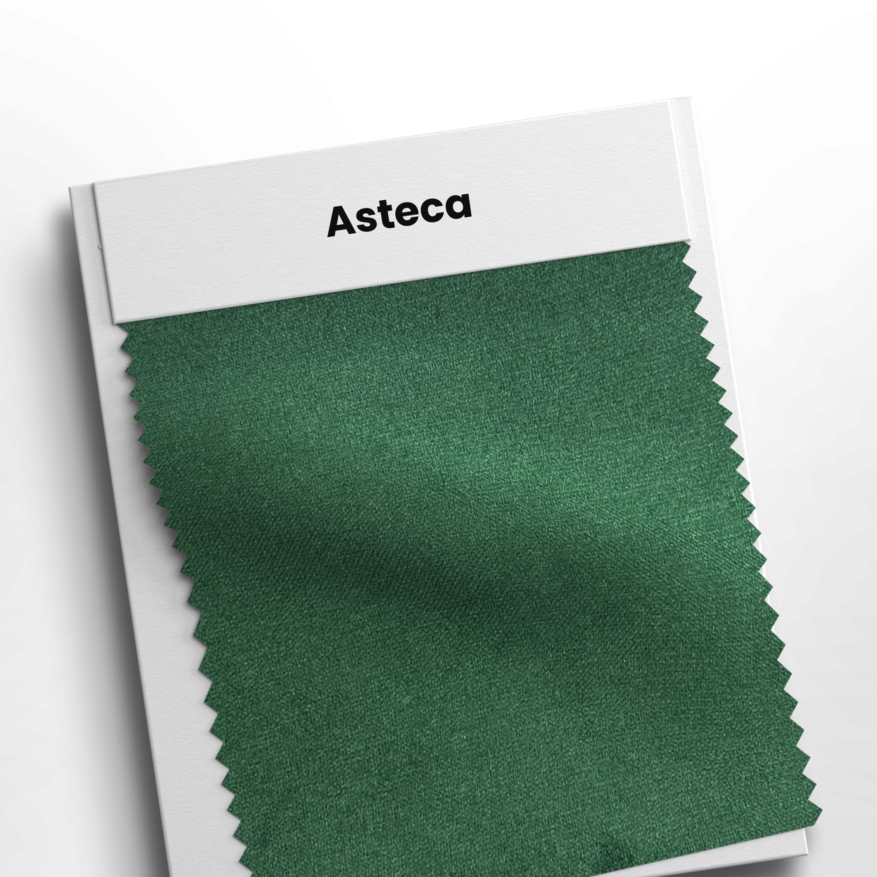 mostruario com tecido veludo asteca 11 verde