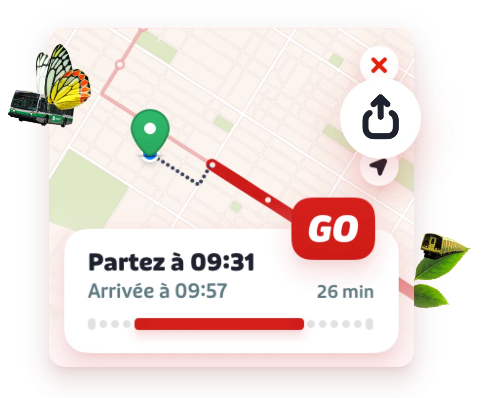 Inform your riders with Transit app