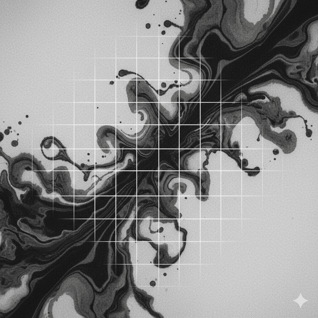 a structured geometric grid 