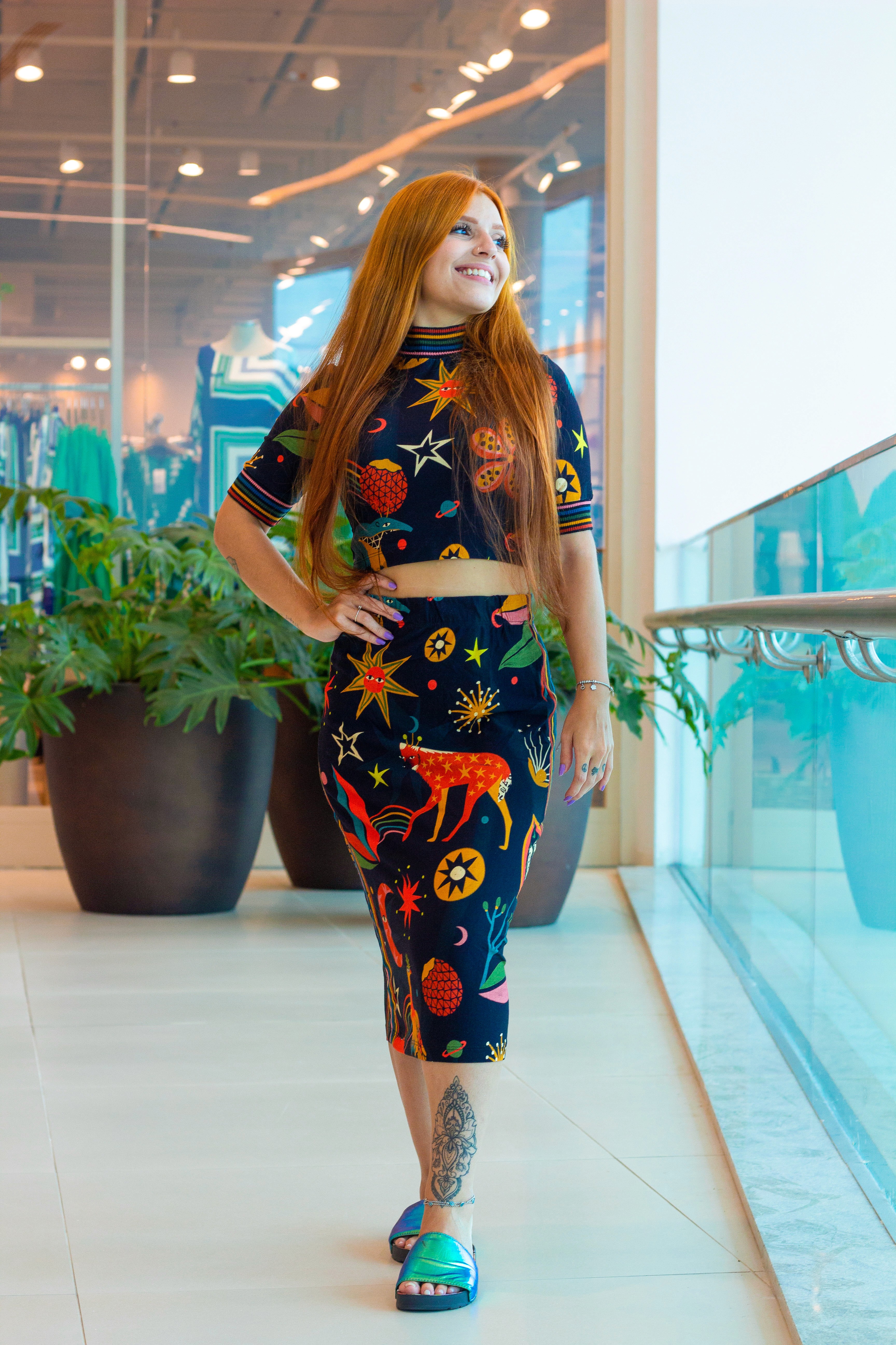 A female model