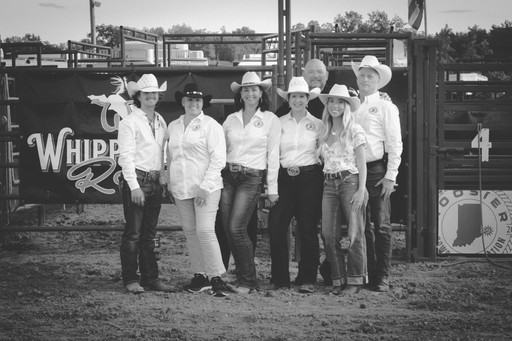 Hoosier Cowboy Association board members at River City Rodeo