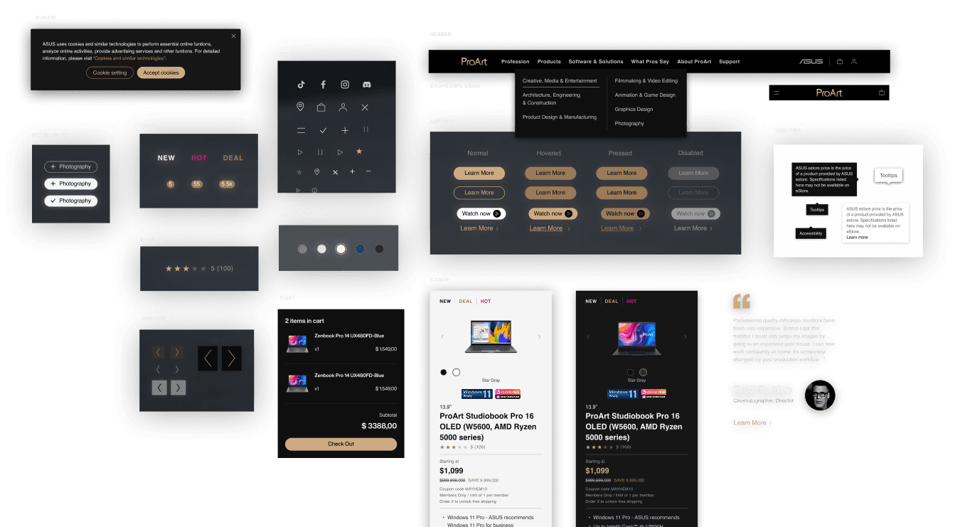 Reusable components