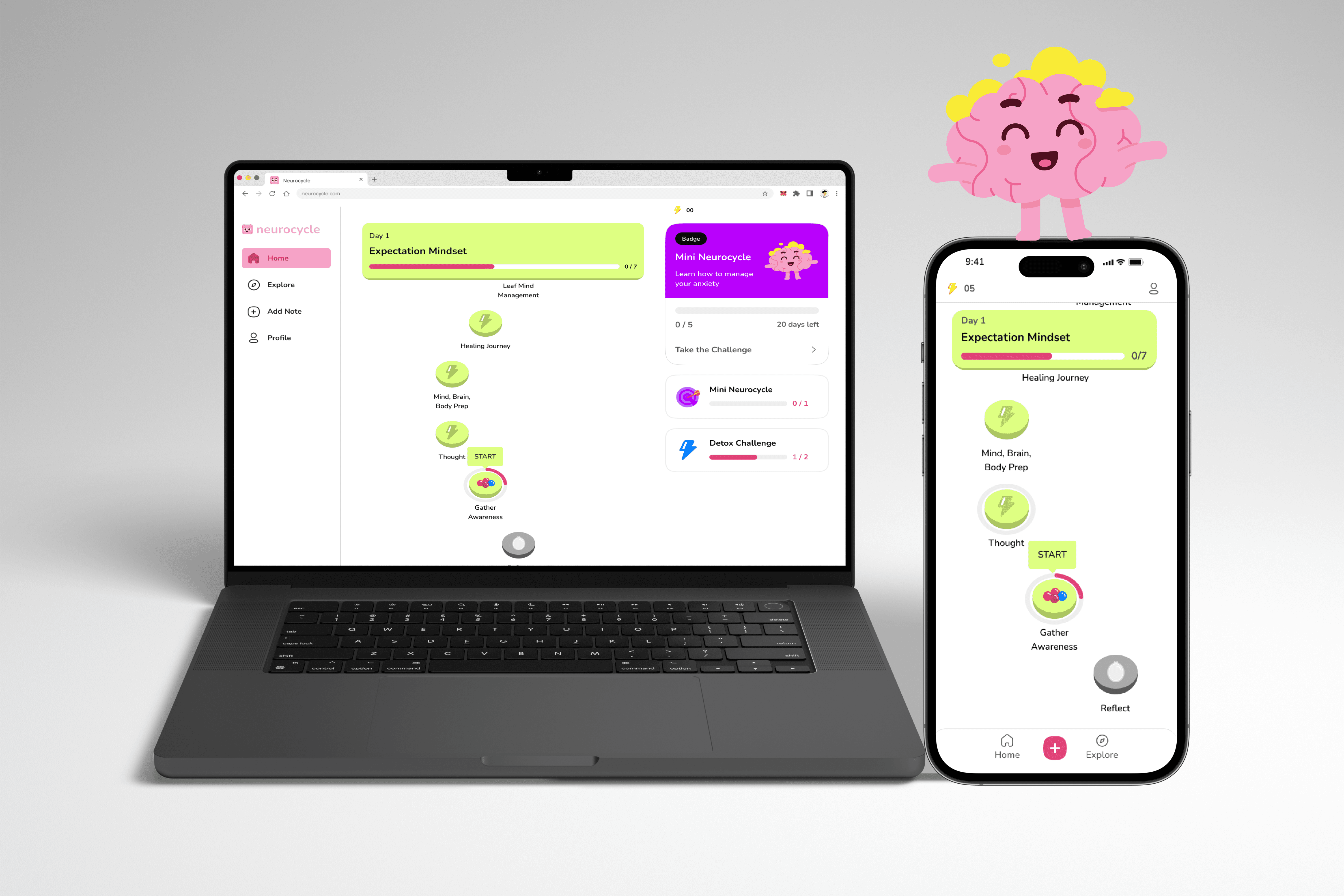 Stack of modern books and magazine with minimalist cover design on leather chair