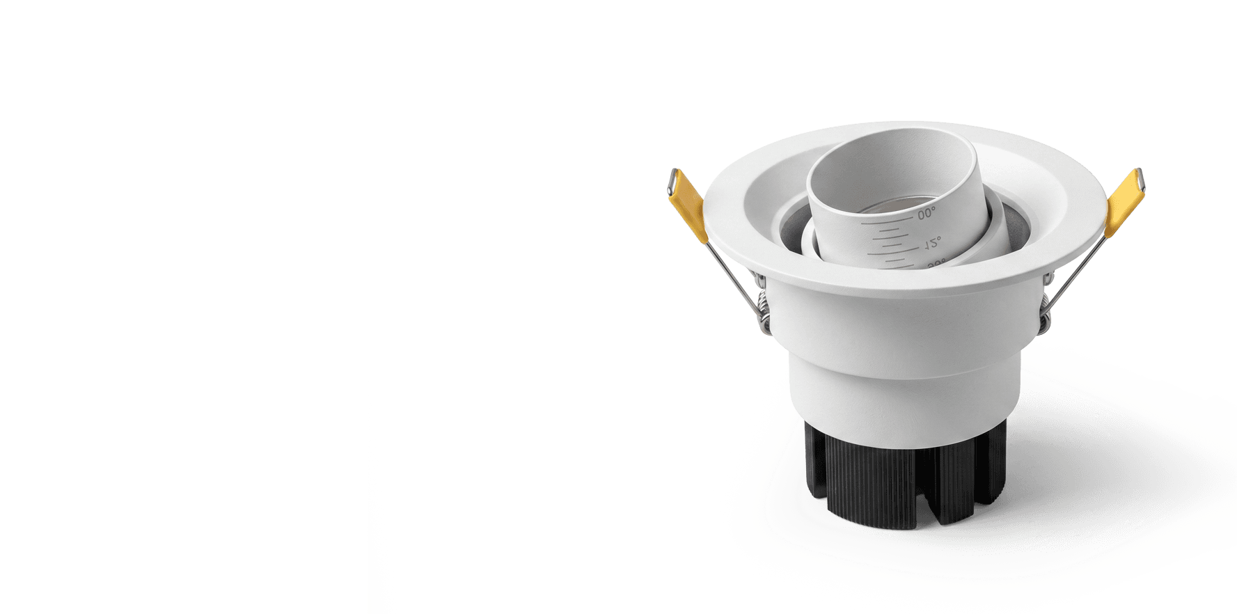 a part of the black headphone