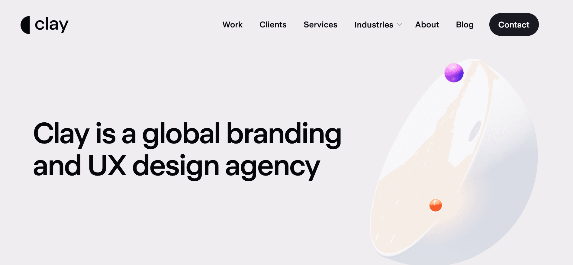 Clay Global is a well-known digital design and branding agency specializing in product design, UX/UI, and brand identity for technology companies.