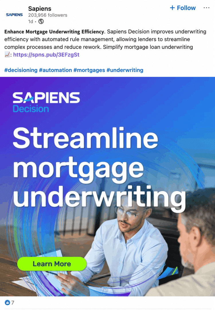 Marketing Spotlight: Sapiens social media marketing