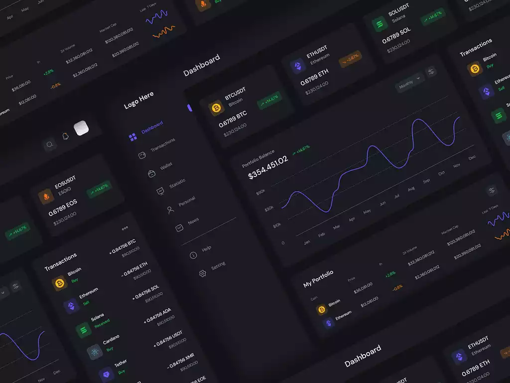 Crypto web portal