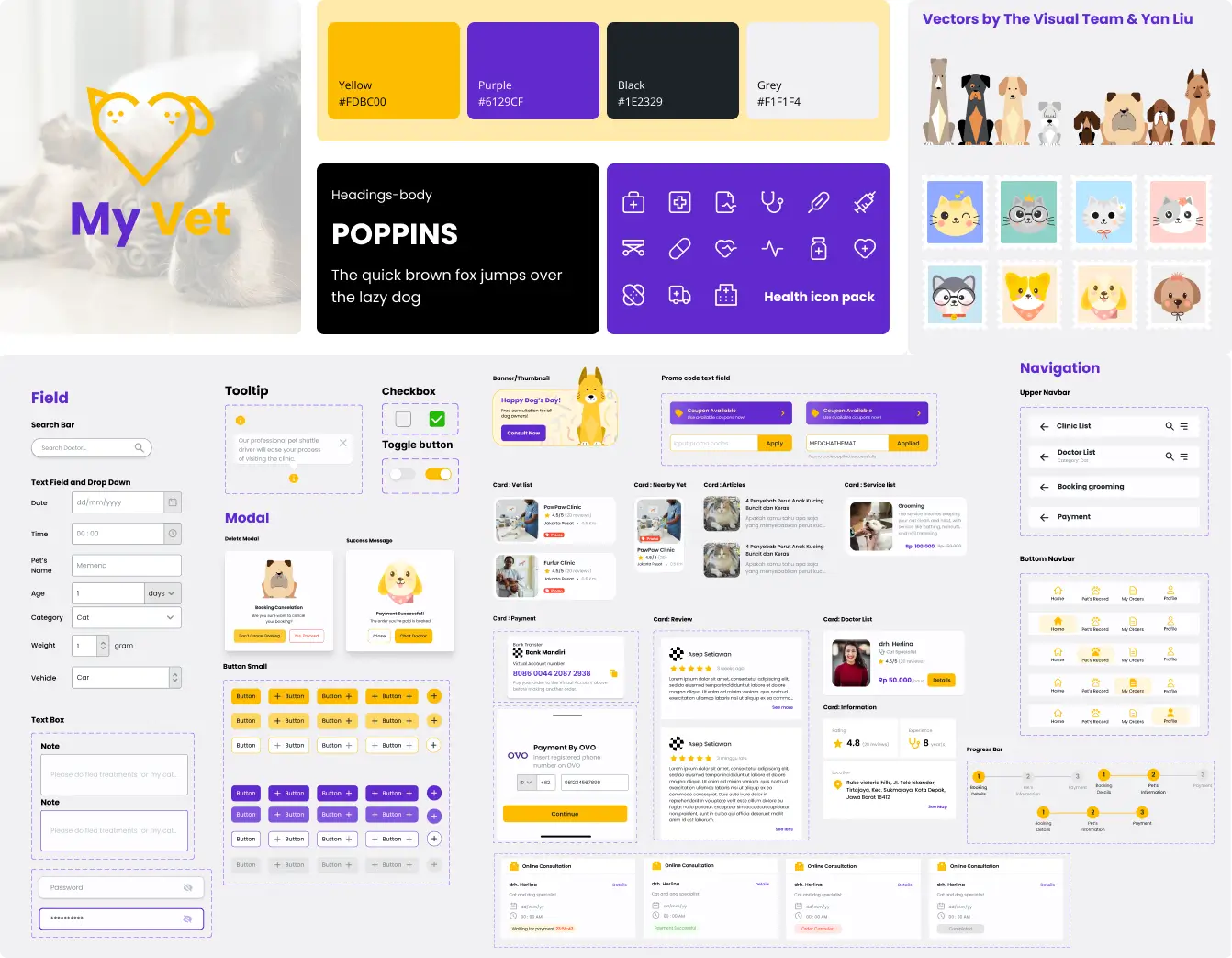 My Vet App Design System