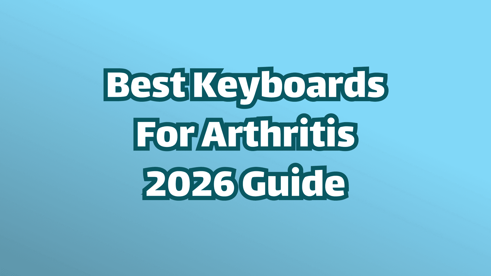 カバー画像：関節炎に最適なキーボード 2026年ガイド